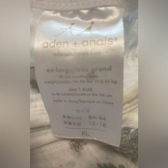 Aden & Anais ex-large sleeping bag - Picture 5 of 6